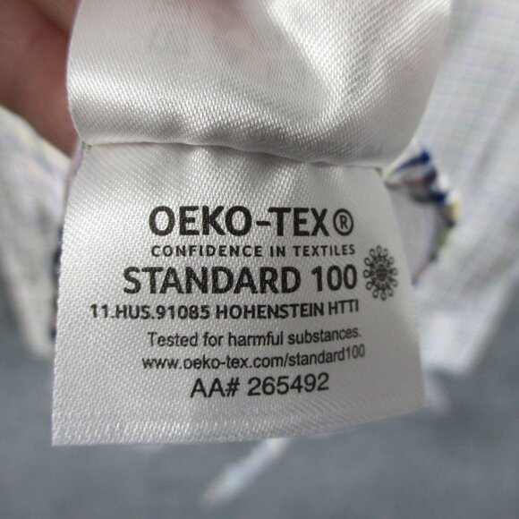 Ralph Lauren Shirt Mens L Blue Yellow Windowpane Plaid Button Down Stretch LRL - Picture 9 of 15